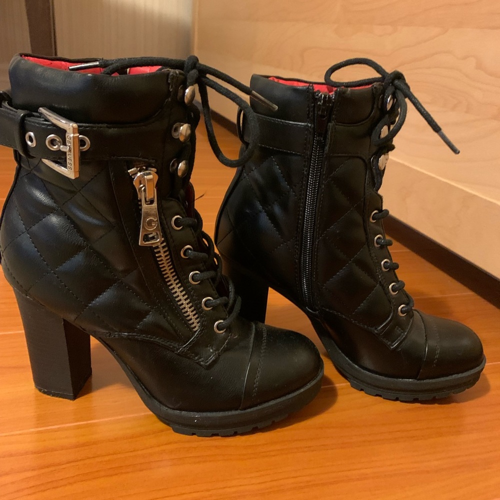 G By Guess - Combat Boot Heels